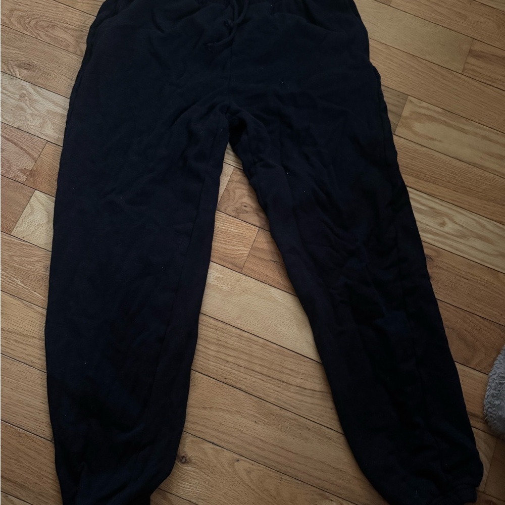 Women’s Black Jogger Pants L Tall